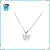 Dije de plata mariposa
