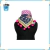 Bandana Hojas Azul/Rosa