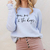 New Printed Sweater Loose Casual Korean Style Loose Round Neck Pullover na internet