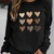 Women's Valentine's Day Printed Round Neck Sweater - CONCEITO 'PERSON'