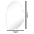 Espelho 50*60 Orgânico Formato Diferente C Luzes Led S/ Fio Luz Branca Ou Amarela - comprar online