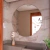 Espelho Decoração Multiuso Redondo Com Fita Dupla Face Armário De Banheiro Decoração Para Quarto Sala Banheiro 40CM De D - Joia Vidros