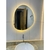Espelho Com Luz para Maquiagem Orgânico 30*40 OU 40*50 Luz Quente led amarelo decorativo + fonte