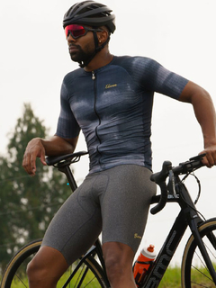 CALZA DE CICLISMO ELEVEN ESTELAR GRIS HOMBRE - comprar online