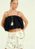 Short Feminino Alfaiataria Estampado Open
