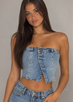 Blusa Jeans Open