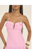 Vestido Longo Frente Única com Busto Drapeado Isy