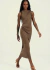 Vestido Feminino Midi Cut-Out Open