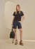 Bermuda Jeans Feminina com Cinto - Raquel