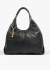Bolsa Hobo Agnes Couro Preta
