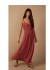 VESTIDO LONGO PALA FRANZIDA DRESS TO