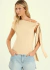 Blusa Feminina Um Ombro Só com Detalhe Open