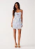 Vestido Curto Estampa Mare Suave