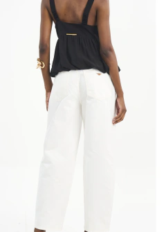 Calça Feminina Cintura Alta com Bolsos Colcci