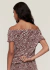 Blusa Tule Floral Gráfico - Espaço Multimarcas