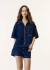 Camisa Jeans Reta Oversized com Bolso Feminino Colcci