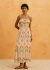 Vestido Midi Estampado Arcos Calamar Cacay na internet