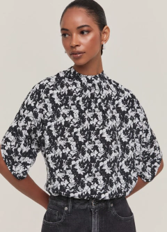 Blusa Floral Graça Shoulder