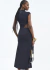 Vestido Midi Gola Alta com Recorte e Franzidos Colcci - comprar online