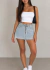 Saia Jeans Ziper Frontal Dress To - comprar online