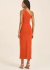 Vestido Longo Um Ombro Só Canelado Isy - comprar online