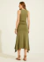 Vestido Maxi Midi de Malha com Franzidos - Espaço Multimarcas