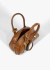 Bolsa Mini Bowling Amber Couro Marrom na internet