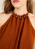 Blusa Halter com Shape solto Detalhe Esferas na internet