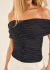 Blusa Ombro a Ombro Franzida Isy - comprar online