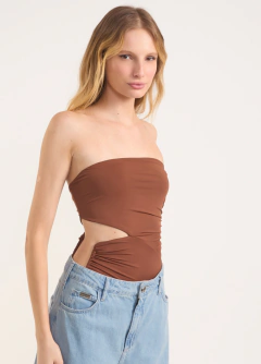 Body Feminino Tomara que Caia com Recorte Colcci
