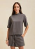 Camiseta Oversized Gola Alta Forum