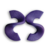 Brinco Aura roxo - Col. Purple Nina Soul
