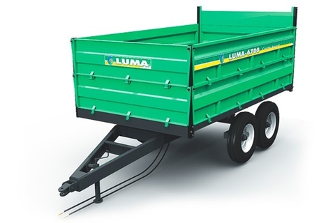 CARRETA BASCULANTE MODELO 6700 EIXO SIMPLES RODADO DUPLO COM PNEUS