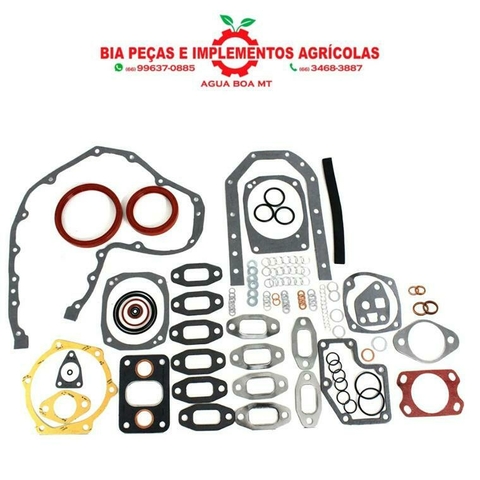 922980131476- JOGO DE JUNTAS INFERIOR MOTOR MWM 229/6 6CIL