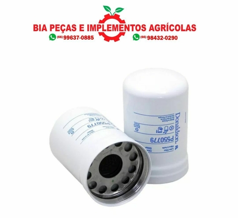 FILTRO OLEO LUBRIFICANTE P550779 //WO761 // PSL598//B7322 //LF16243 //RE504836// W1022 //LF16243//RE504836// RE539279// RE541420