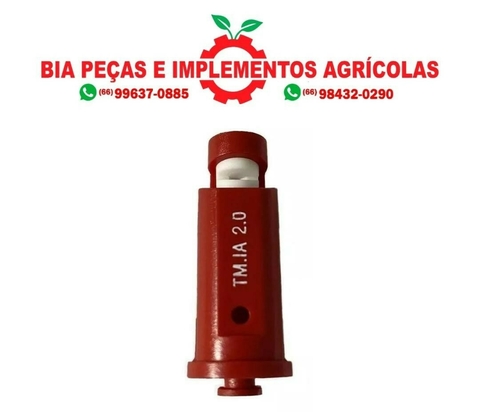 M147- BICO DE PULVERIZAÇÃO CERAMICA TM-IA 2 VERMELHO MALHA 50