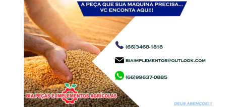 Carrusel PEÇAS E IMPLEMENTOS AGRICOLAS