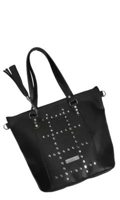 Cartera/Tote Bag Squares Black