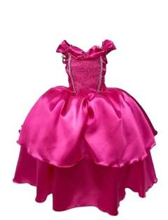 Fantasia Vestido Luxo Infantil Princesa Bela Adormecida