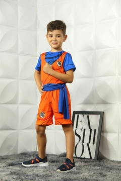 Fantasia Festa Infantil Menino Super Heróis - Goku - loja online