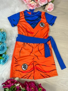 Fantasia Festa Infantil Menino Super Heróis - Goku - comprar online