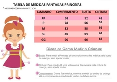 Fantasia Vestido Luxo Infantil Princesa Sofia / Rapunzel C/ Tiara - comprar online