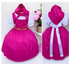 Fantasia Vestido Festa Infantil Camponesa C/ Lenço - loja online