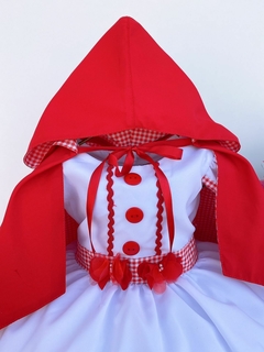 Vestido De Festa Luxo Chapeuzinho Vermelho C/ Capa na internet