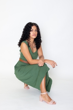 Sandália Adulto Feminina Salto Tornozeleira Charmosinha