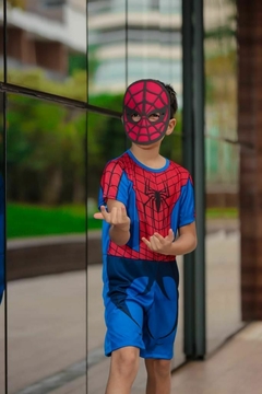 Fantasia Festa Infantil Menino Super Heróis - Homem Aranha