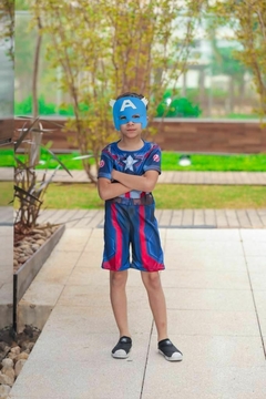 Fantasia Festa Infantil Menino Super Heróis - Capitão América na internet