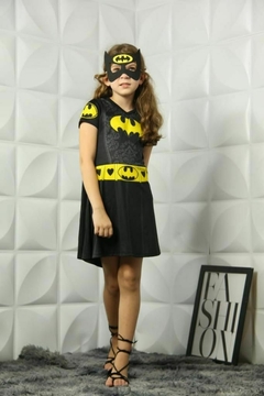Fantasia Festa Infantil Menina Super Heroínas - Bat Girls