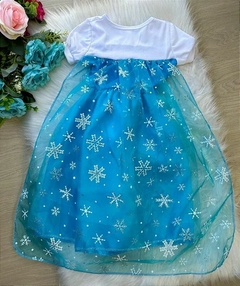 Fantasia Infantil Menina Elsa Frozen Acompanha Capa na internet