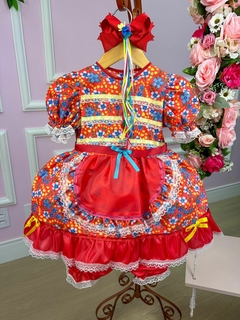 Vestido Festa Junina Infantil Caipira - Mod. 24